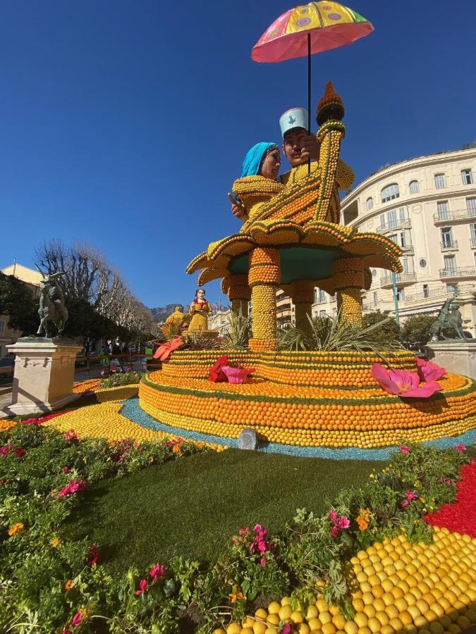 3 Pieces Des Jardins Leilighet Menton Eksteriør bilde